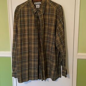 Columbia Sportswear Men’s Plaid Button Collar Shirt Size L